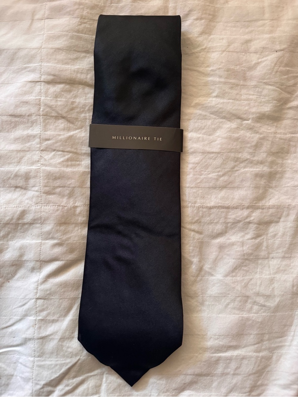 Murano black 100% silk tie